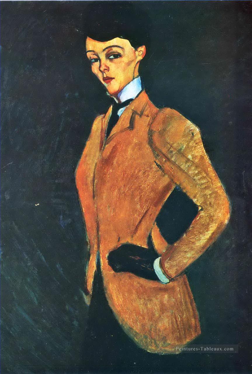 l’amazone 1909 Amedeo Modigliani Peintures à l'huile
